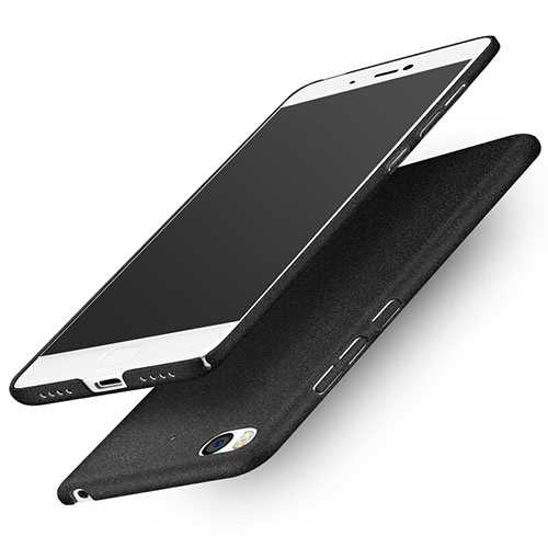 Hard Rigid Plastic Quicksand Cover R01 for Xiaomi Mi 5S 4G Black