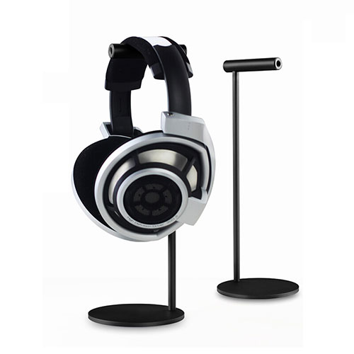 Headphone Display Stand Holder Rack Earphone Headset Hanger Universal Black