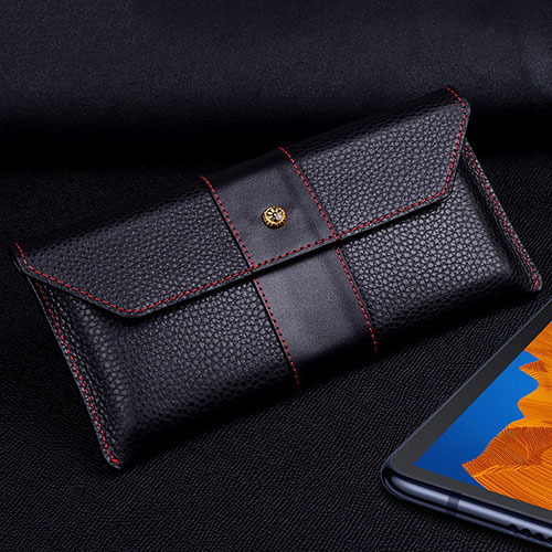 Leather Case Flip Cover T03 Holder for Huawei Mate Xs 5G Black