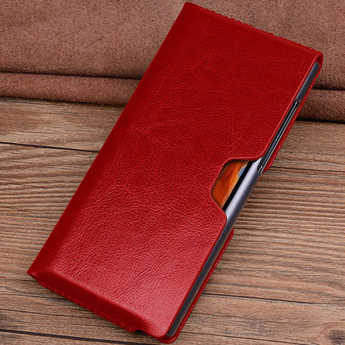 Leather Case Flip Cover T04 Holder for Huawei Mate Xs 5G Red