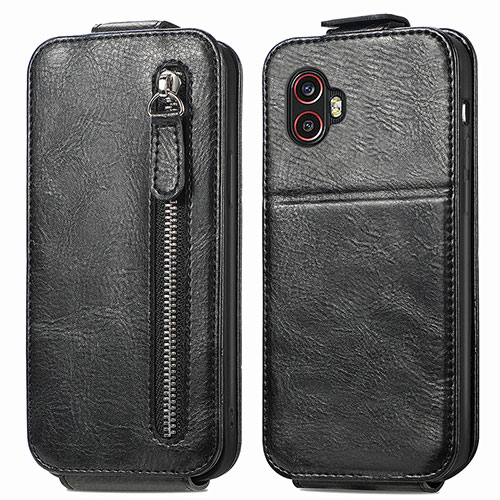 Leather Case Flip Cover Vertical for Samsung Galaxy XCover 6 Pro 5G Black