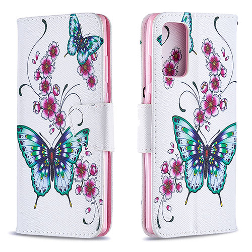 Leather Case Stands Fashionable Pattern Flip Cover Holder B03F for Samsung Galaxy Note 20 5G Colorful