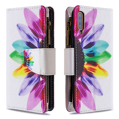 Leather Case Stands Fashionable Pattern Flip Cover Holder B04F for Samsung Galaxy A70 Mixed