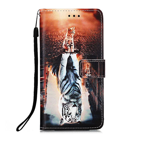 Leather Case Stands Fashionable Pattern Flip Cover Holder Y02B for Xiaomi Redmi Note 9 Pro Colorful