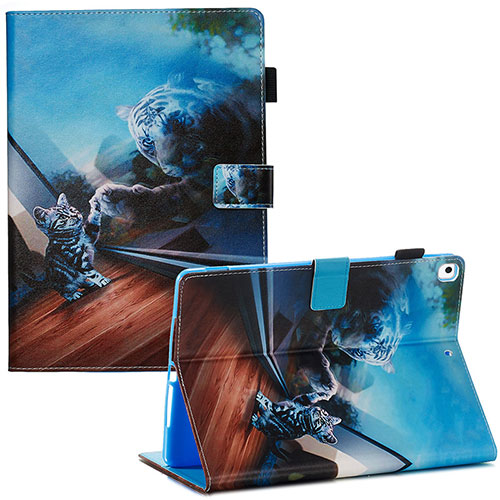 Leather Case Stands Fashionable Pattern Flip Cover Holder Y03B for Apple iPad Pro 10.5 Mixed