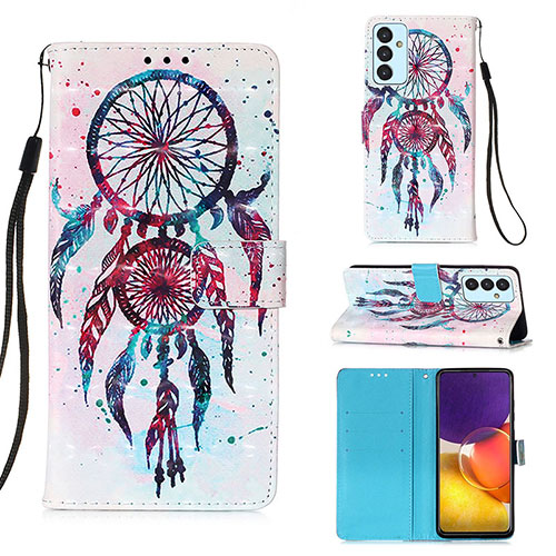 Leather Case Stands Fashionable Pattern Flip Cover Holder Y03B for Samsung Galaxy A25 5G Mixed