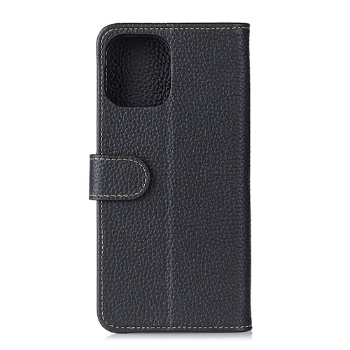 Leather Case Stands Flip Cover C06 Holder for Xiaomi Mi 11 5G Black