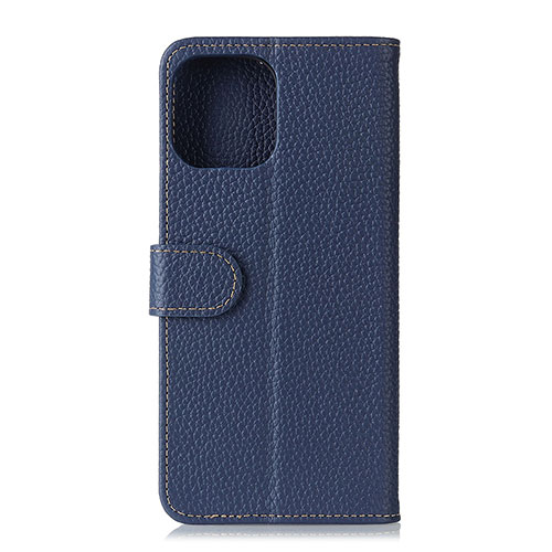 Leather Case Stands Flip Cover C06 Holder for Xiaomi Mi 11 5G Blue