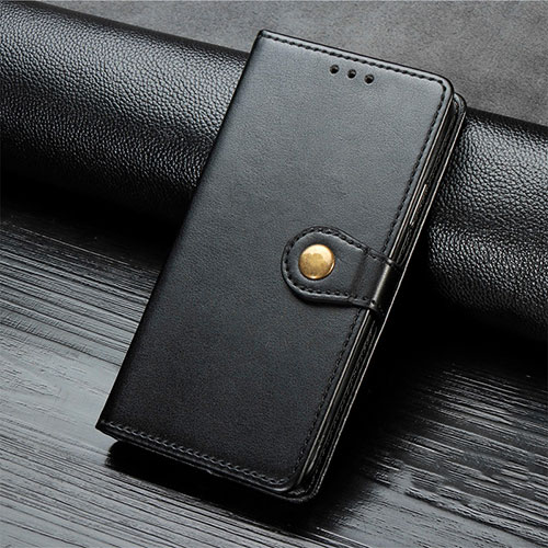 Leather Case Stands Flip Cover D01 Holder for Xiaomi Mi Note 10 Black