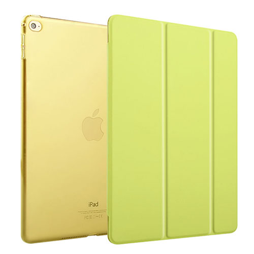 Leather Case Stands Flip Cover for Apple iPad Mini 4 Green