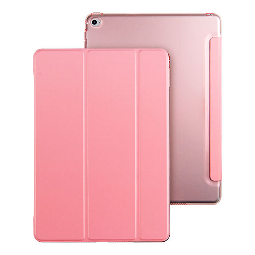 Leather Case Stands Flip Cover for Apple iPad Mini 4 Pink