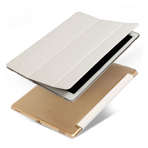 Leather Case Stands Flip Cover for Apple iPad Pro 12.9 White