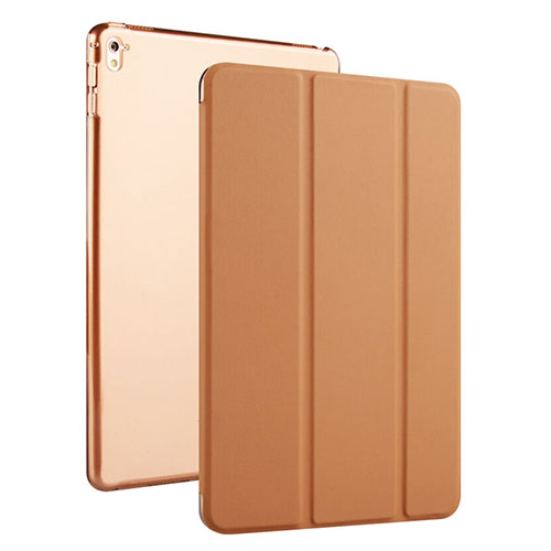 Leather Case Stands Flip Cover for Apple iPad Pro 9.7 Brown