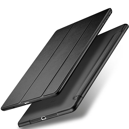 Leather Case Stands Flip Cover for Apple New iPad 9.7 (2018) Black