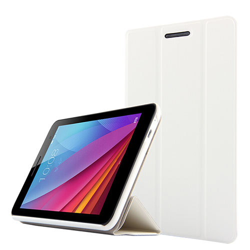 Leather Case Stands Flip Cover for Huawei Mediapad T2 7.0 BGO-DL09 BGO-L03 White