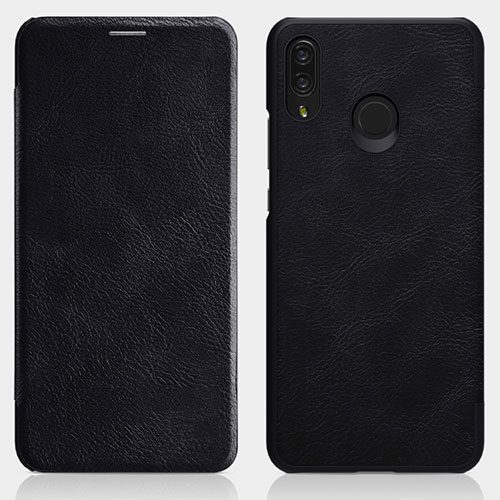 Leather Case Stands Flip Cover for Huawei Nova 3i Black