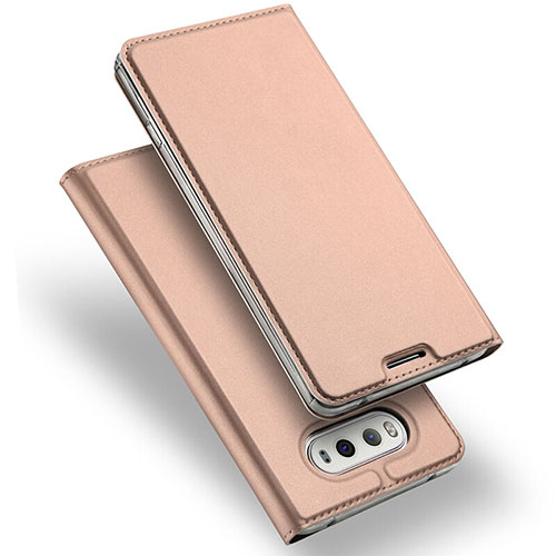 Leather Case Stands Flip Cover for LG V20 Rose Gold