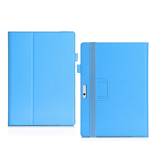 Leather Case Stands Flip Cover for Microsoft Surface Pro 3 Blue