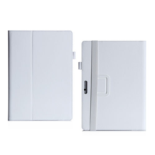 Leather Case Stands Flip Cover for Microsoft Surface Pro 3 White