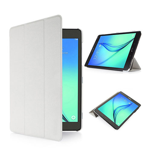 Leather Case Stands Flip Cover for Samsung Galaxy Tab S2 8.0 SM-T710 SM-T715 White