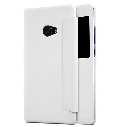 Leather Case Stands Flip Cover for Xiaomi Mi Note 2 Special Edition White