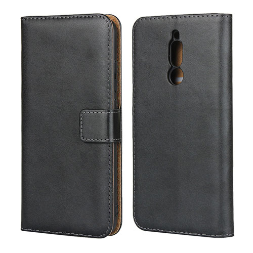 Leather Case Stands Flip Cover for Xiaomi Redmi 8 Black