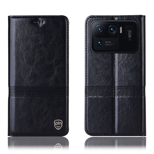 Leather Case Stands Flip Cover H07P Holder for Xiaomi Mi 11 Ultra 5G Black