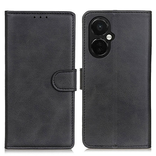 Leather Case Stands Flip Cover Holder A05D for OnePlus Nord N30 5G Black