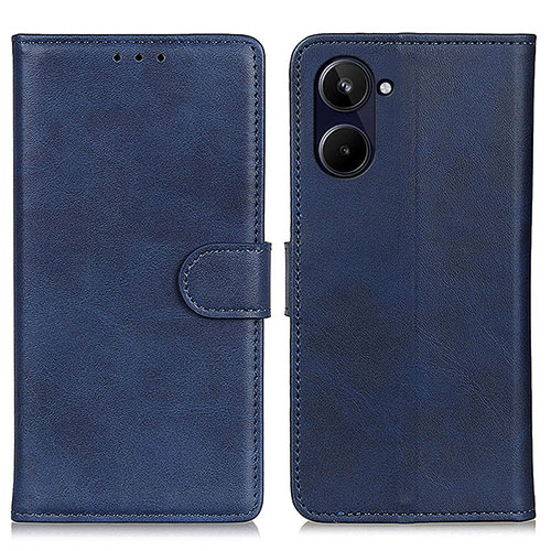 Leather Case Stands Flip Cover Holder A05D for Realme 10 4G Blue