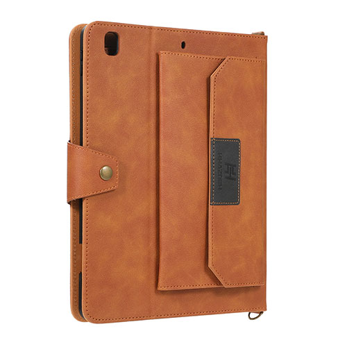 Leather Case Stands Flip Cover Holder AD1 for Apple iPad Pro 9.7 Brown