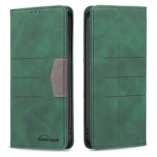 Leather Case Stands Flip Cover Holder B01F for Xiaomi Mi 11X Pro 5G Green