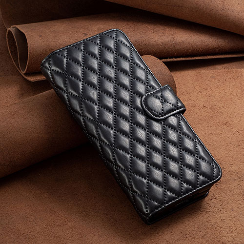 Leather Case Stands Flip Cover Holder B11F for Samsung Galaxy Z Fold4 5G Black
