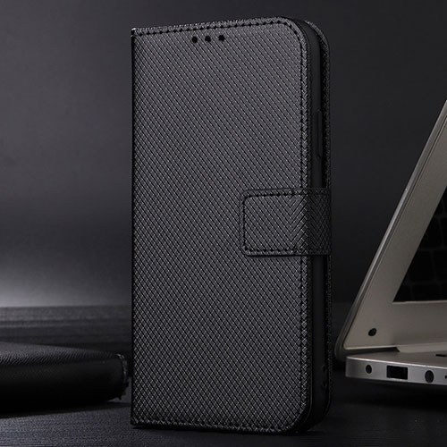 Leather Case Stands Flip Cover Holder BY1 for Samsung Galaxy M33 5G Black