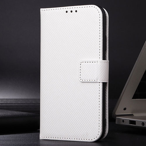 Leather Case Stands Flip Cover Holder BY1 for Xiaomi Mi 10T 5G White