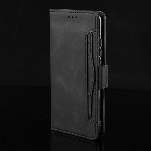 Leather Case Stands Flip Cover Holder BY2 for Xiaomi Mi 10i 5G Black