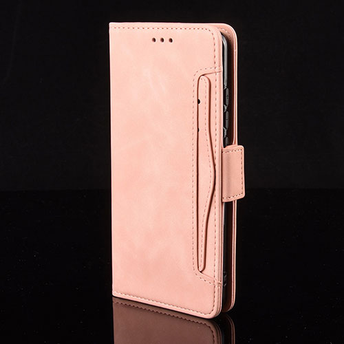 Leather Case Stands Flip Cover Holder BY2 for Xiaomi Mi 10T Lite 5G Pink