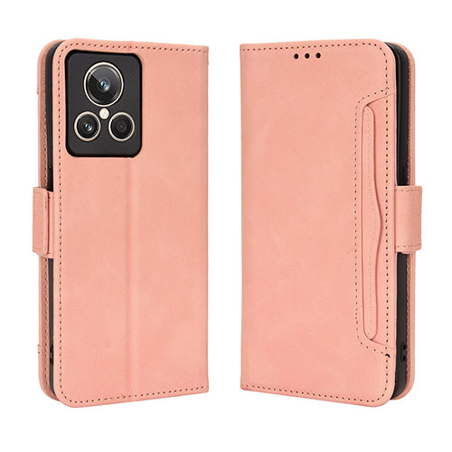Leather Case Stands Flip Cover Holder BY3 for Realme GT2 Master Explorer Pink
