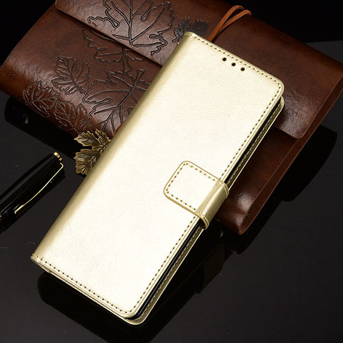 Leather Case Stands Flip Cover Holder BY5 for Samsung Galaxy Z Fold2 5G Gold