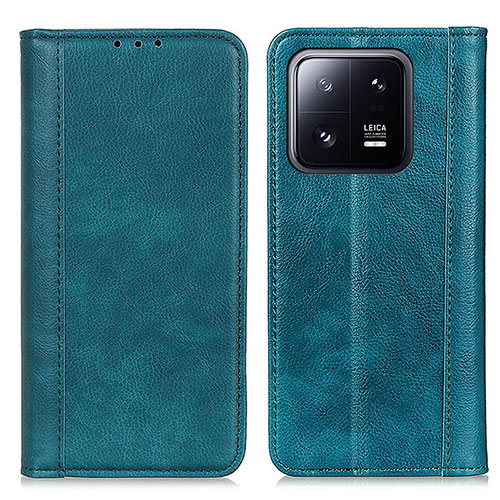 Leather Case Stands Flip Cover Holder D03Y for Xiaomi Mi 13 5G Green