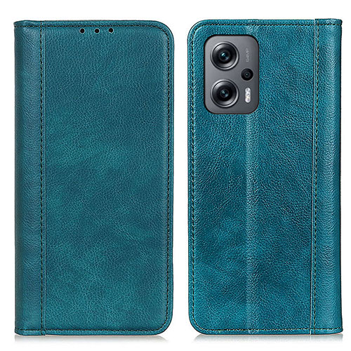 Leather Case Stands Flip Cover Holder D03Y for Xiaomi Poco F5 5G Green