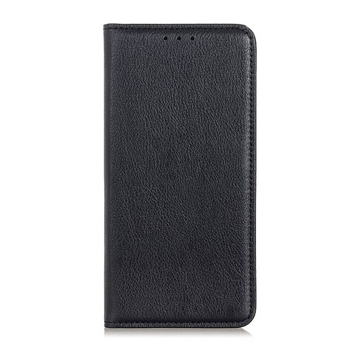 Leather Case Stands Flip Cover Holder for Alcatel 1X (2019) Black