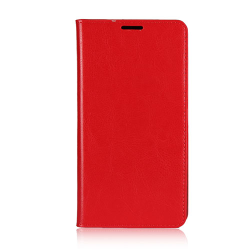 Leather Case Stands Flip Cover Holder for Asus Zenfone 2 Laser 6.0 ZE601KL Red