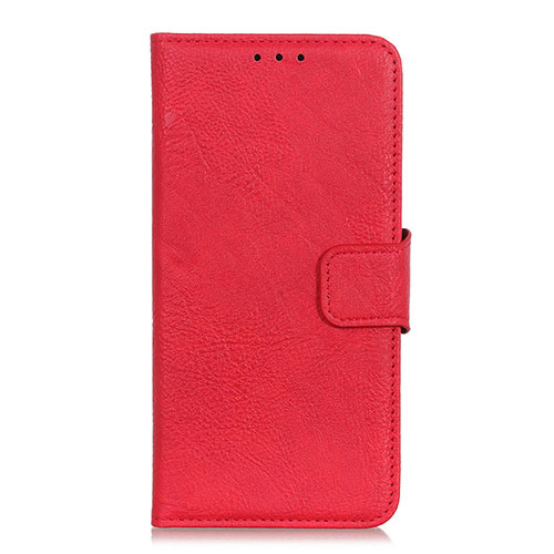 Leather Case Stands Flip Cover Holder for HTC U19E Red