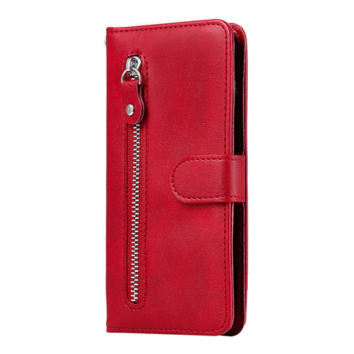 Leather Case Stands Flip Cover Holder for Huawei Honor 9A Red