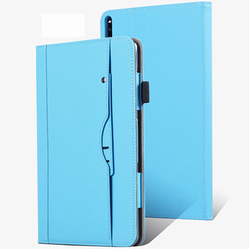 Leather Case Stands Flip Cover Holder for Huawei MatePad Pro 5G 10.8 Sky Blue