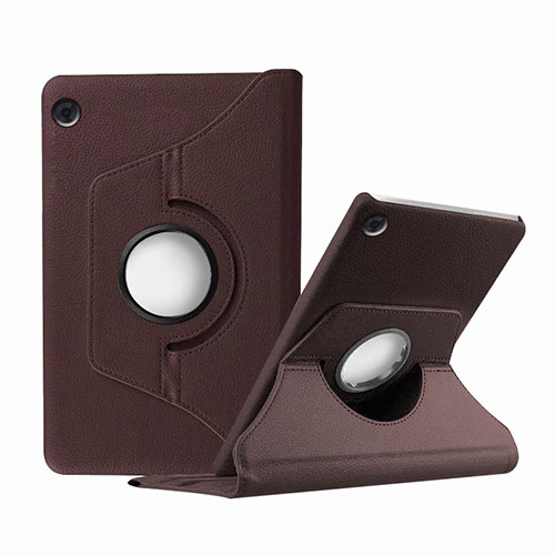 Leather Case Stands Flip Cover Holder for Huawei MatePad T 8 Brown