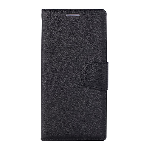 Leather Case Stands Flip Cover Holder for Huawei Nova 3e Black
