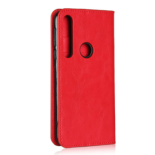 Leather Case Stands Flip Cover Holder for Motorola Moto G8 Play Red