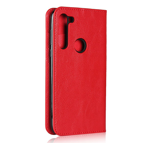 Leather Case Stands Flip Cover Holder for Motorola Moto G8 Power Red