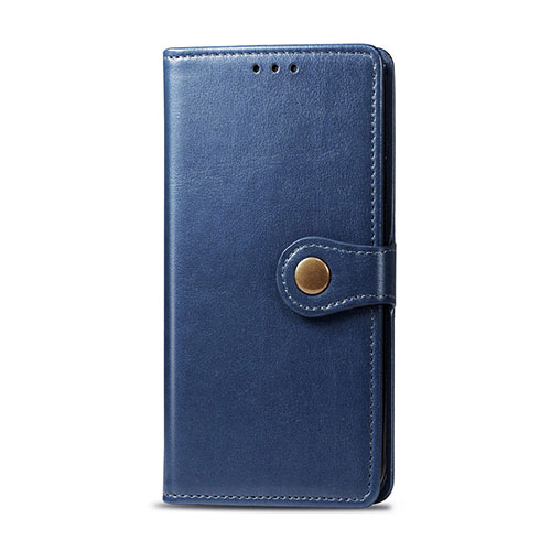 Leather Case Stands Flip Cover Holder for Realme 6i Blue